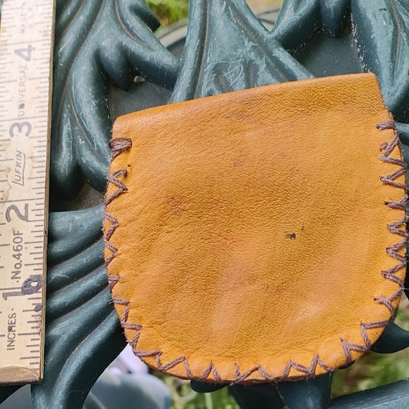 Yellow Leather Pouch - Picture 7 of 7